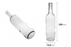 750ml Leggera wine glass bottle with Stelvin PP30 finish - available in a package with 35 pcs 
