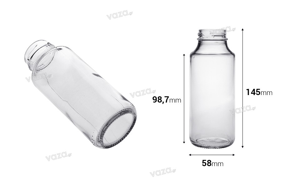 Glasflasche 250 ml für Saft - 30 Stk