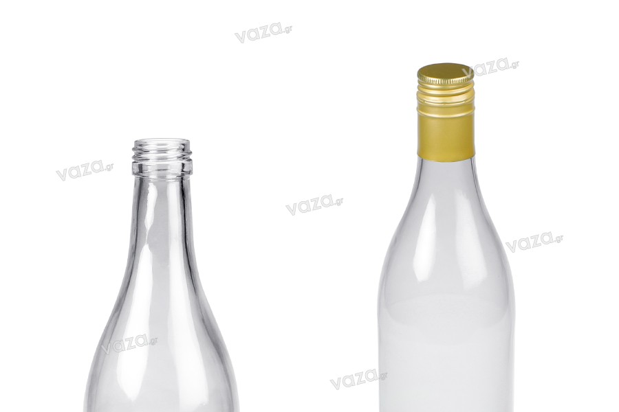 Μπουκάλι γυάλινο διάφανο 700 ml (PP 28) για ούζο