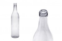 Glass clear bottle 700 ml (PP 28) for ouzo