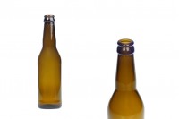Bouteille de bière en verre 330 ml UVAG avec fermeture couronne