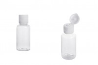 Μπουκαλάκι 35 ml πλαστικό με καπάκι flip-top - Συσκευασία 12 τμχ