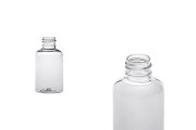 Flacon 50 ml plastic (PET) transparent PP20 - 12 buc