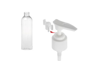 Bouteille en plastique (PET) de 180 ml avec pompe pour shampooing - 12 pcs-εικόνα_σύνθεση