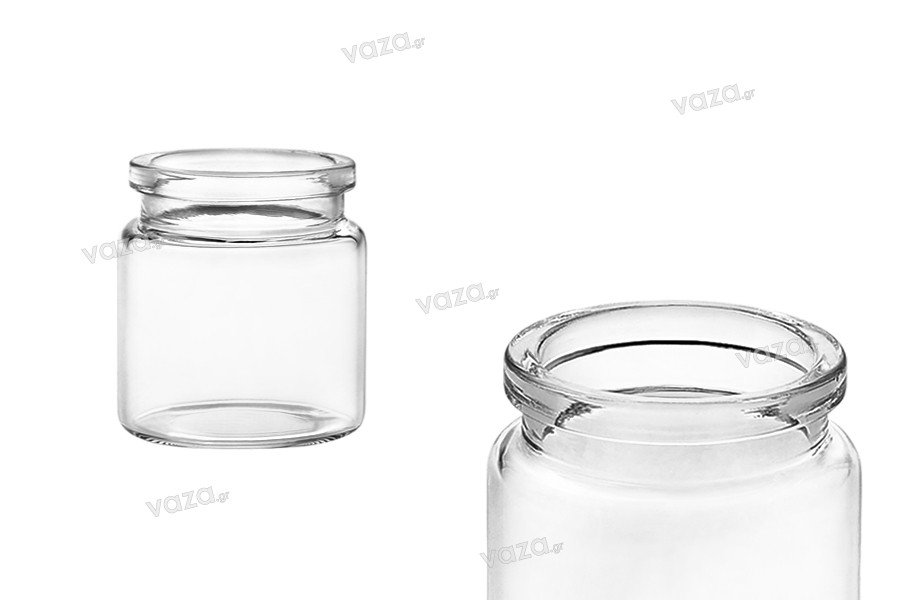 20ml mini glass jar with cork stopper for wedding or christening decoration in size 37x47 mm  - available in a package with 12 pcs