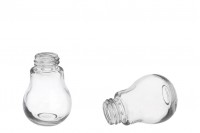 40ml light bulb shaped glass bottle without cap