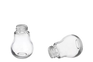 Bouteille en verre en forme de lampe spéciale 40 ml - sans bouchon