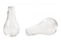 100ml light bulb shaped glass bottle without cap
