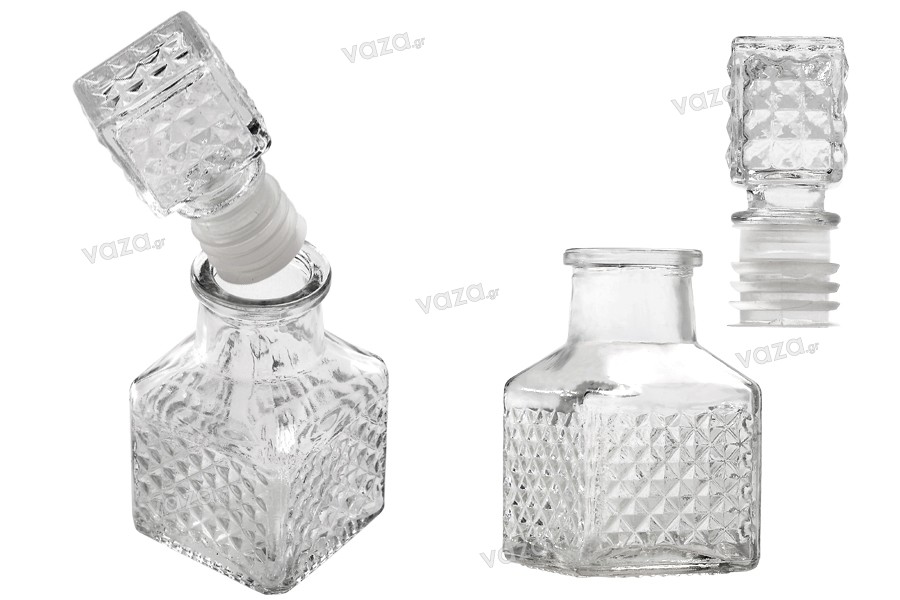 Bottiglia Flauto 40 ml vetro bianco tappo n°28 nr 1 pezzo art 