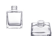 Square 200ml glass diffuser bottle with PP28 finish