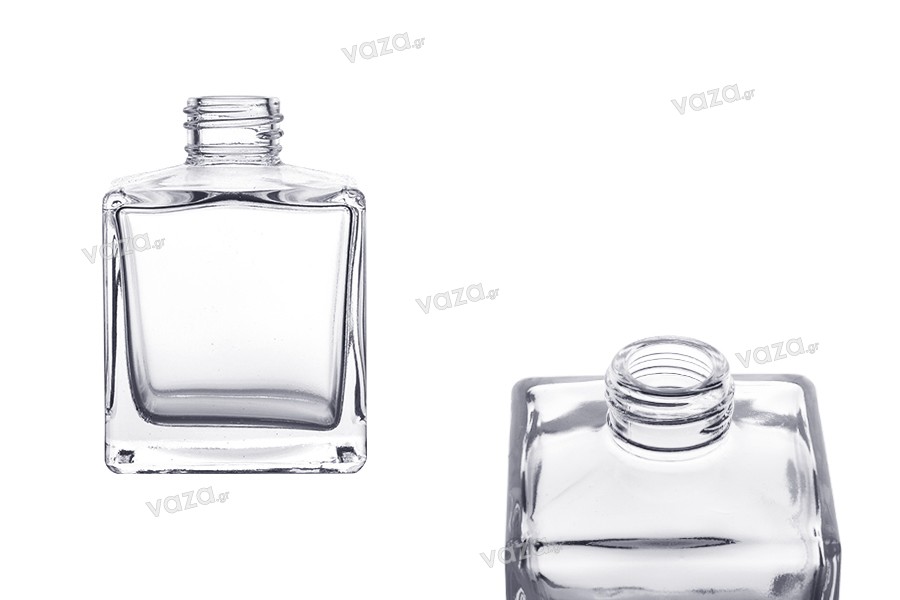 Bottiglia di vetro quadrata da 200 ml PP28 – adatta anche per profumatore d'ambiente 