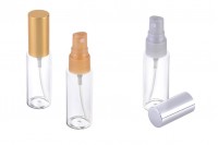 Glass perfume bottle 30 ml with plastic spray and aluminum cap - (minimum order 1 box)