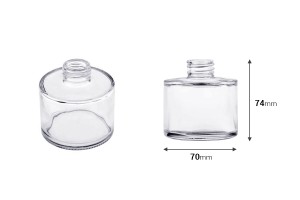 Zylindrische Glasflasche 100 ml PP 28-2