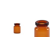 Flacon de 3 ml caramel pentru medicamente și homeopate