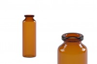 Bottiglietta di vetro da 30 ml, color ambra, per medicine e omeopatici - 12 pezzi.