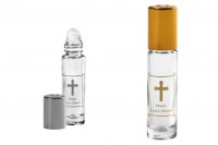 Roll on 10 ml glass with balloons, &quot;Mount Athos&quot; print and aluminum lid for churches - monasteries