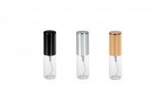 5ml glass perfume atomizer with aluminum cap