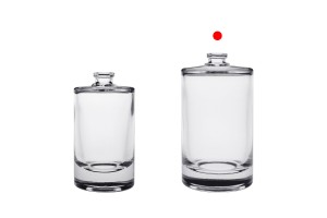 Zylindrische Glasparfümflasche 100 ml mit Sicherheitsverschluss ''crimp'' 15 mm-6