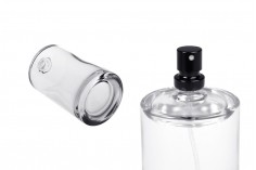 Γυάλινο μπουκάλι αρωμάτων 100 ml κυλινδρικό με κλείσιμο ασφαλείας ''crimp'' 15 mm