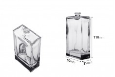 Perfume glass bottle 100 ml with crimp neck - 15 mm