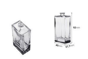Glasparfümflasche 50 ml mit Sicherheitsverschluss ''crimp'' 15 mm-bildabmessungen