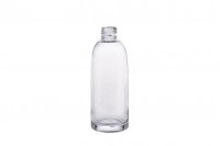 100ml transparent glass bottle with PP20 finish