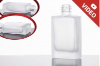 30ml frosted glass perfume bottle with unique design (18/415)