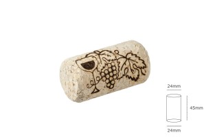Naturkorken für allgemeinen Gebrauch 45x24 mm-4