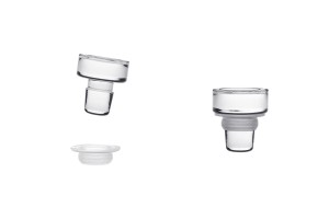 Glass stopper Φ 19 in clear color-εικόνα_προϊοντική