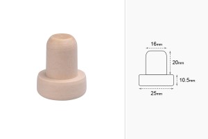 Synthetischer Korken aus Silikon F16-imazh_dimensione