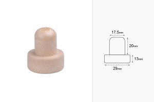 Liège de silicone synthétique F 17,5-εικόνα_διαστάσεις