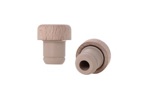 Liège en silicone synthétique avec débit et tête en bois détachable - F 19 mm-imazh_produkt