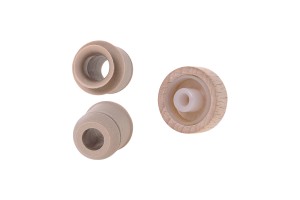 Liège en silicone synthétique avec débit et tête en bois détachable - F 19 mm-imazh_dimensione