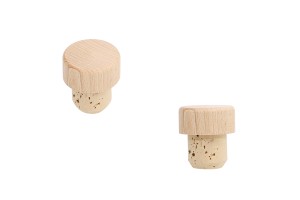 Bouchon naturel F23,5 avec tête en bois-εικόνα_προϊοντική