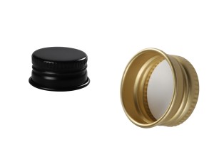 Alu- Schraubverschluss 24x15 in verschiedenen Farben mit Einsatz (liner)-εικόνα_διαστάσεις