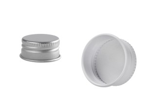 Alu- Schraubverschluss 24x15 in verschiedenen Farben mit Einsatz (liner)-εικόνα_σύνθεση