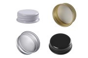 Aluminum pre-threaded screw cap with liner - PP 31.5x12 - in various colors