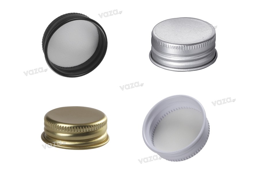 10 pezzi tappo a vite per bottiglie in alluminio AE-GLAS 10-100 pezzi PP31.5 PP 31,5 Tappo a vite di ricambio con bordo arrotolato 