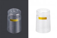 Capsule 25,2 x 40 mm thermorétractable pour bouteille avec col jusqu'à 25 mm