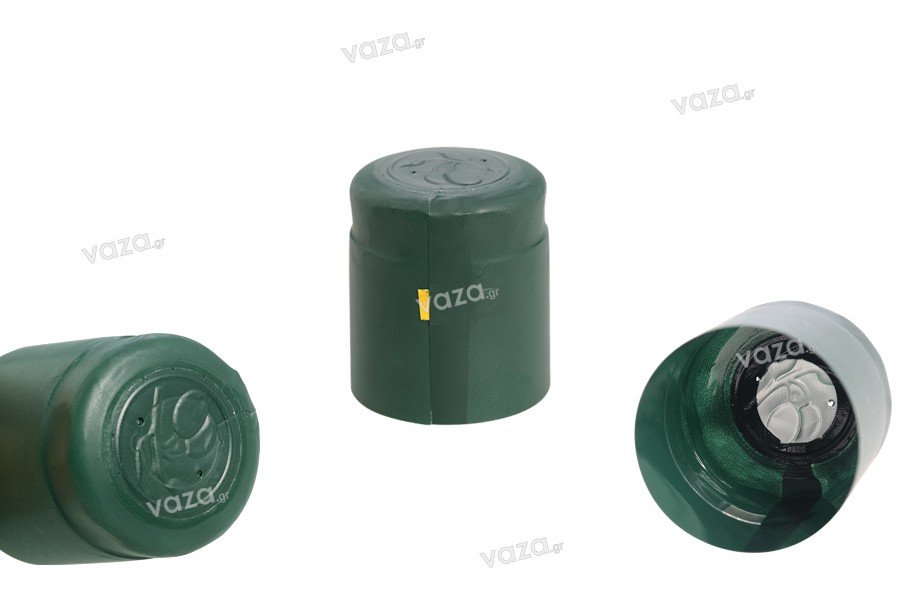 Καψύλιο 34,2x40 mm θερμοσυρρικνούμενο πράσινο για μπουκάλι με λαιμό μέχρι 34 mm Καψύλιο 34,2x40 mm θερμοσυρρικνούμενο πράσινο για μπουκάλι με λαιμό μέχρι 34 mm