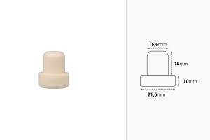 Synthetischer Korken aus Silikon F16-imazh_dimensione