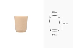 Spitzkorken aus Silikon 27,2x22,2/17,5 -F19-εικόνα_διαστάσεις