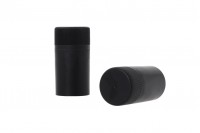 Capsule en plastique noire 30x60 sécurisée, compatible avec les bouteilles stelvin