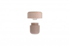 Συνθετικός φελλός σιλικόνης με ροή και αποσπώμενη ξύλινη κεφαλή - Ф 23 mm