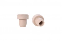 Synthetic cork 15,5 mm silicone cork with air vent hole