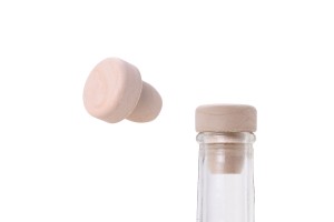 Liège en silicone synthétique F 15,5 mm avec trou pour une meilleure ventilation de l'air.-εικόνα_διαστάσεις