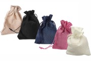 Fabric pouch 90x115 mm in different colors