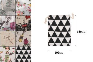 Stoffsäckchen in verschiedenen Mustern 100x140mm - 50 Stücke-εικόνα_διαστάσεις