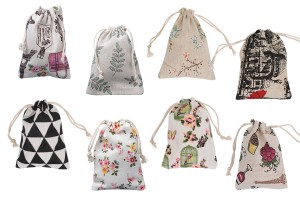 Stoffsäckchen in verschiedenen Mustern 100x140mm - 50 Stücke-εικόνα_προϊοντική