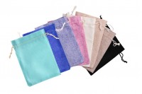 Fabric pouch 130x180 mm fabric in different colours